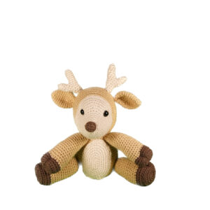 Brown and Tan Deer Amigurumi