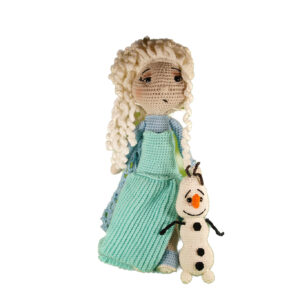 Elsa Amigurumi Doll w/ Companion Snowman