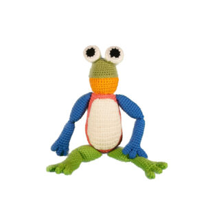 Multicolor Frog Amigurumi