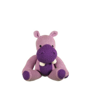 Purple Hippo Amigurumi