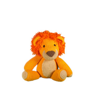 Tan and Orange Lion Amigurumi