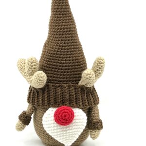 Reindeer Gnome with light antlers