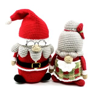 Santa and Mrs Claus Gnome set